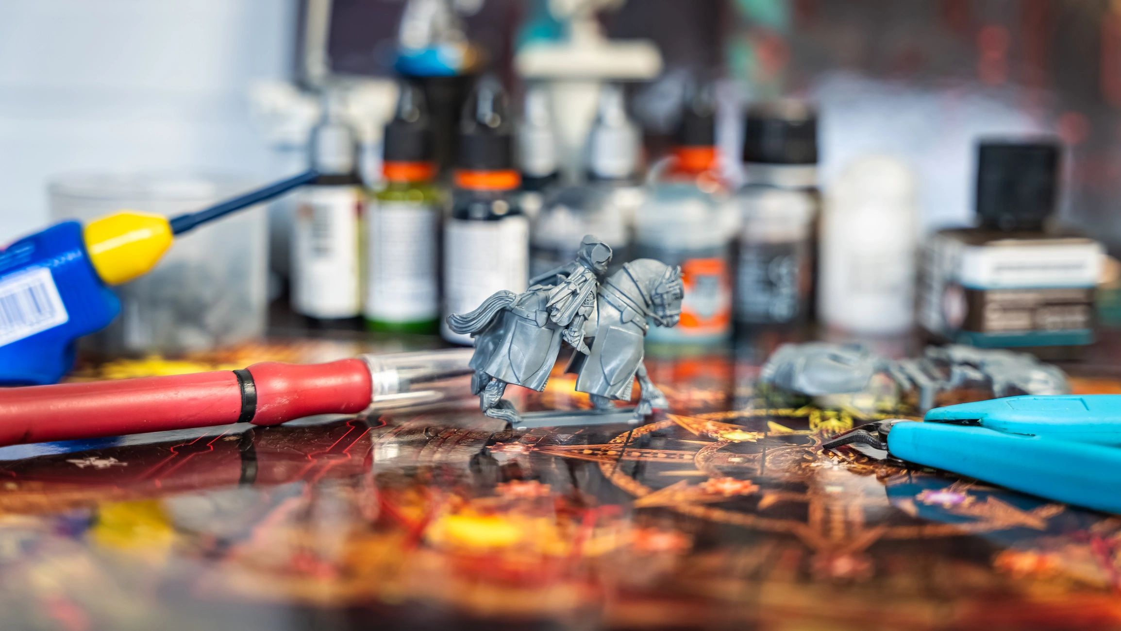 Custom 3D printed fantasy miniatures for tabletop RPG